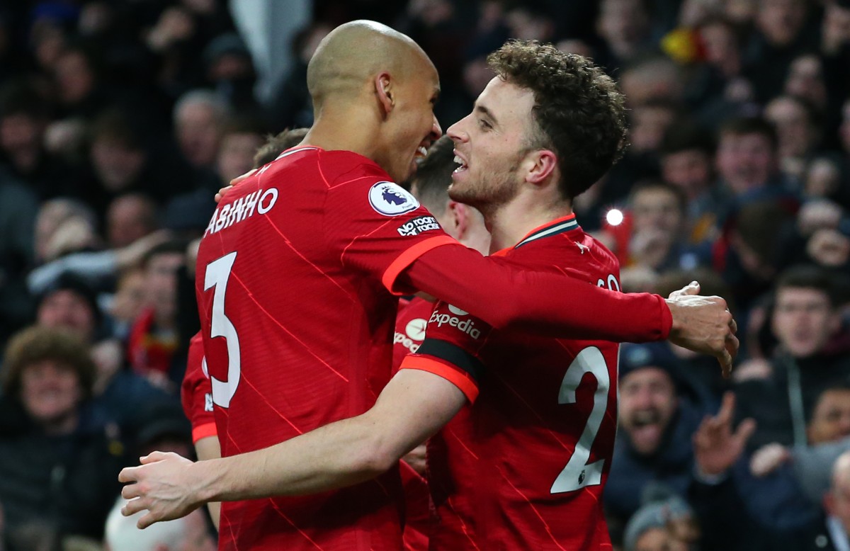 Fabinho Diogo Jota Liverpool vs Everton