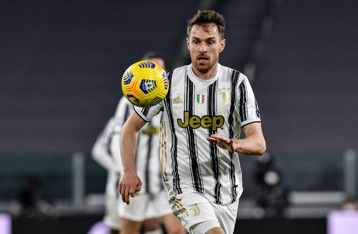 Juventus midfielder Aaron Ramsey