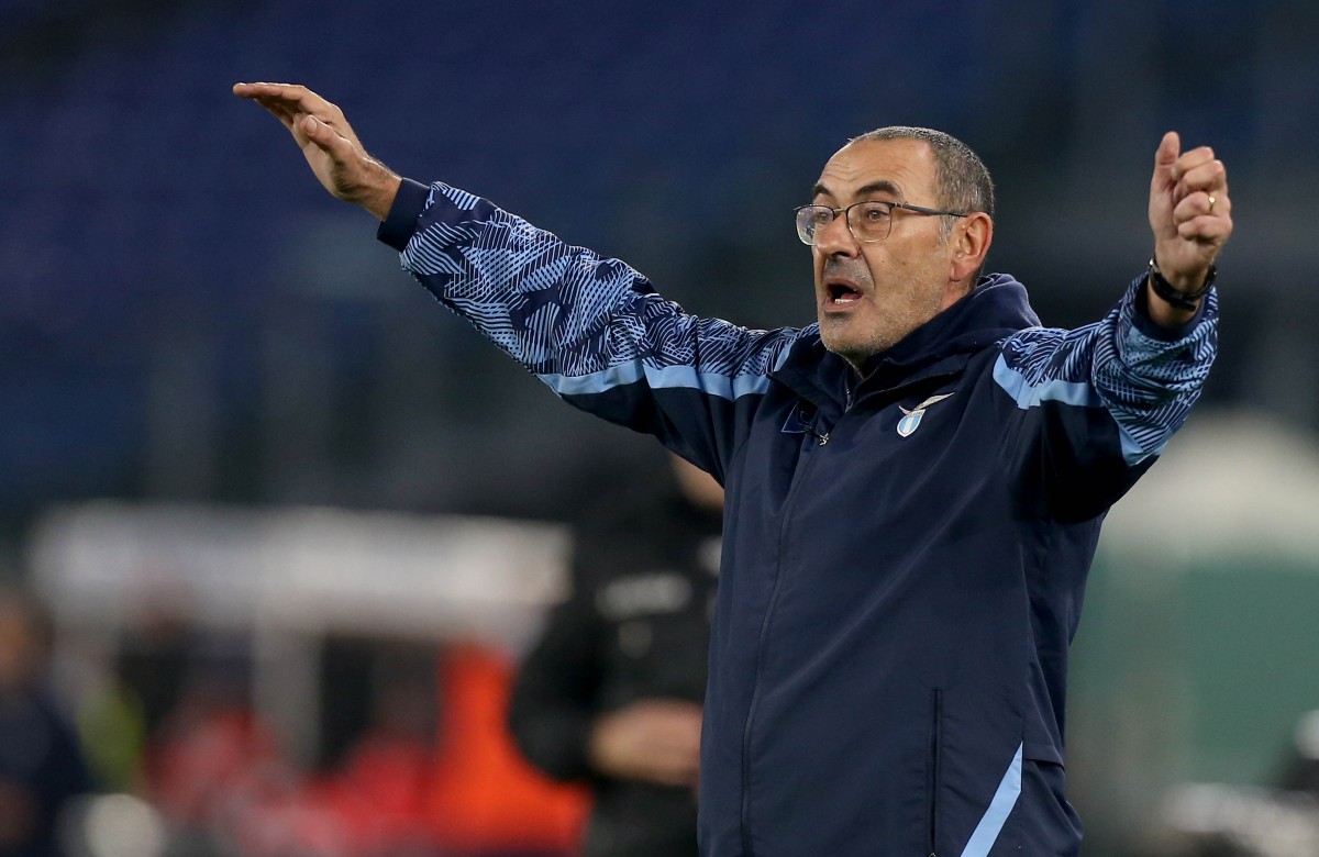 Lazio manager Maurizio Sarri