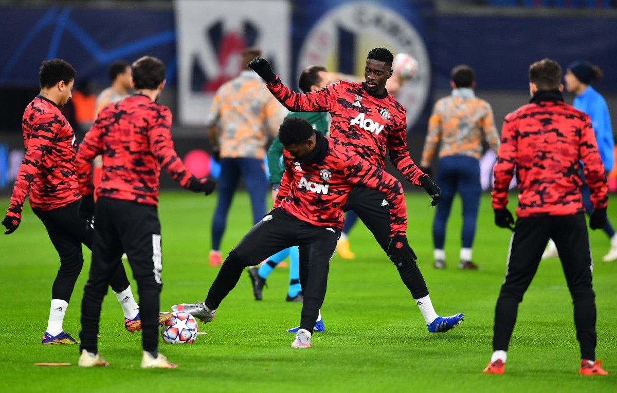 Leipzig Man United warmup Tuanzebe