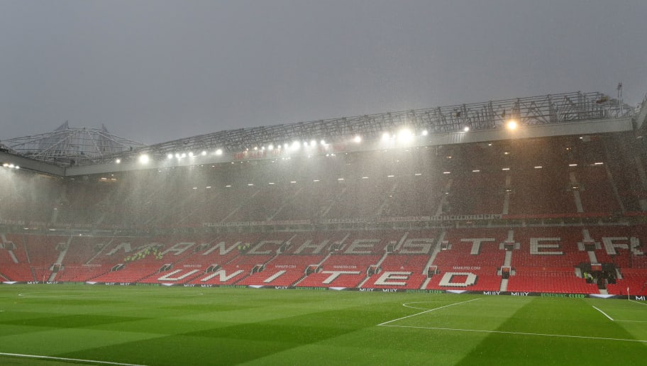 Rain at Old Trafford