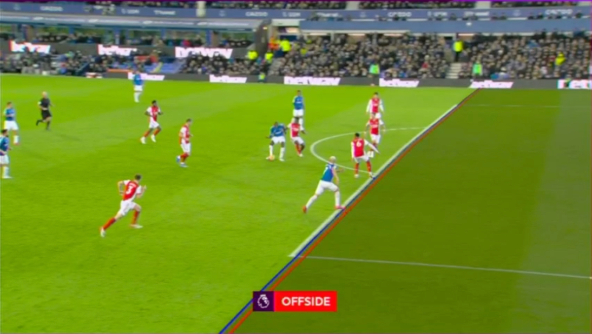 Video - Richarlison sees second goal disallowed for Everton vs Arsenal