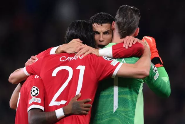 cavani ronaldo de gea united