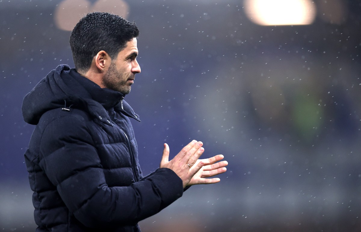 everton vs arsenal Mikel Arteta