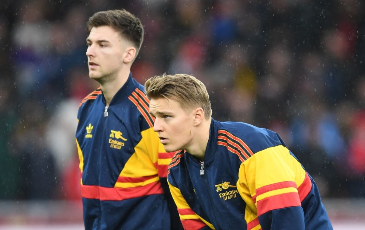 kieran tierney arsenal martin odegaard