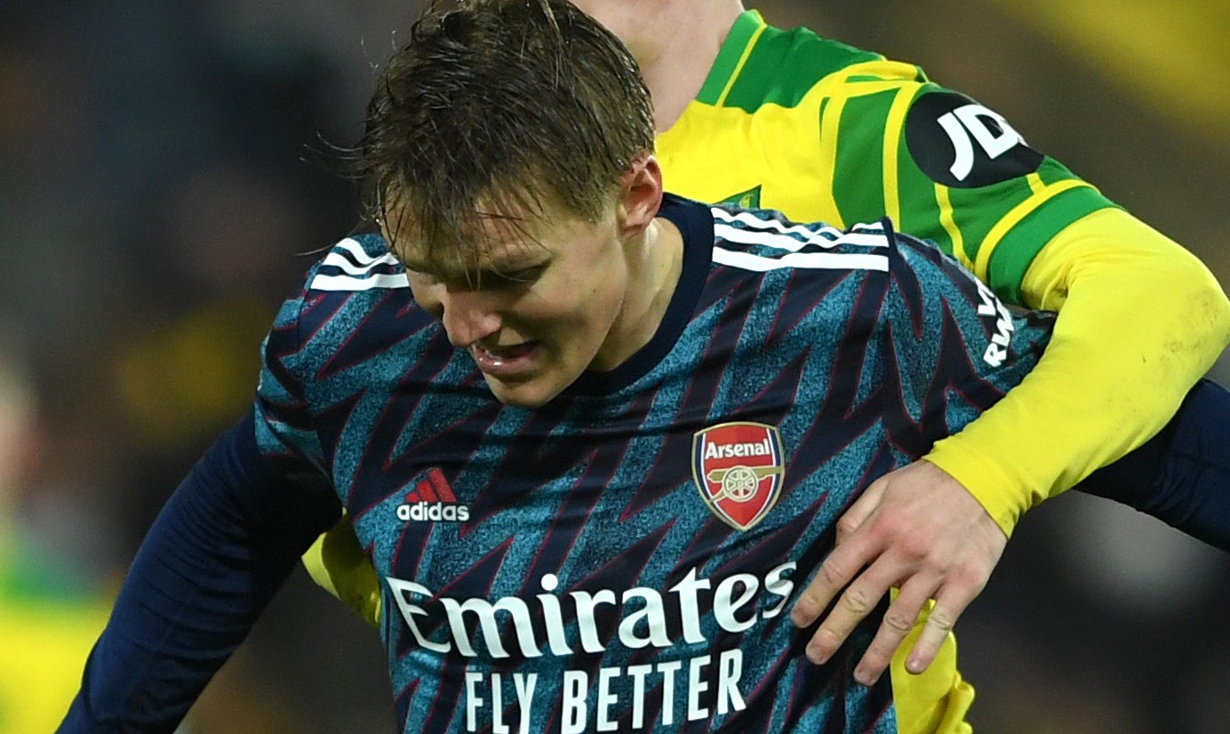 Martin Odegaard of Arsenal