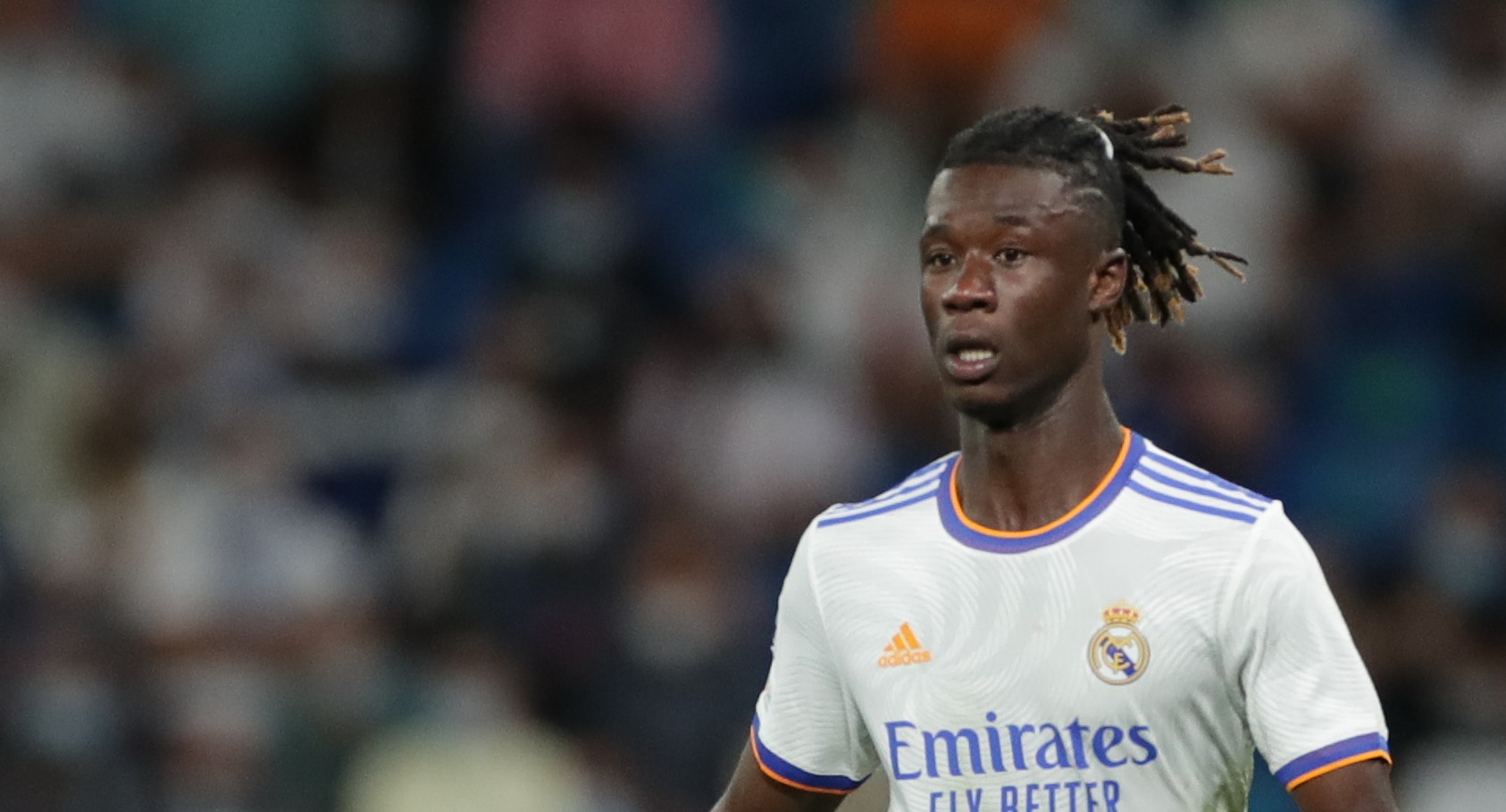 Eduardo Camavinga of Real Madrid is being eyed by Liverpool
