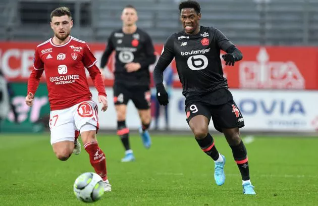Brest vs Lille Jonathan David