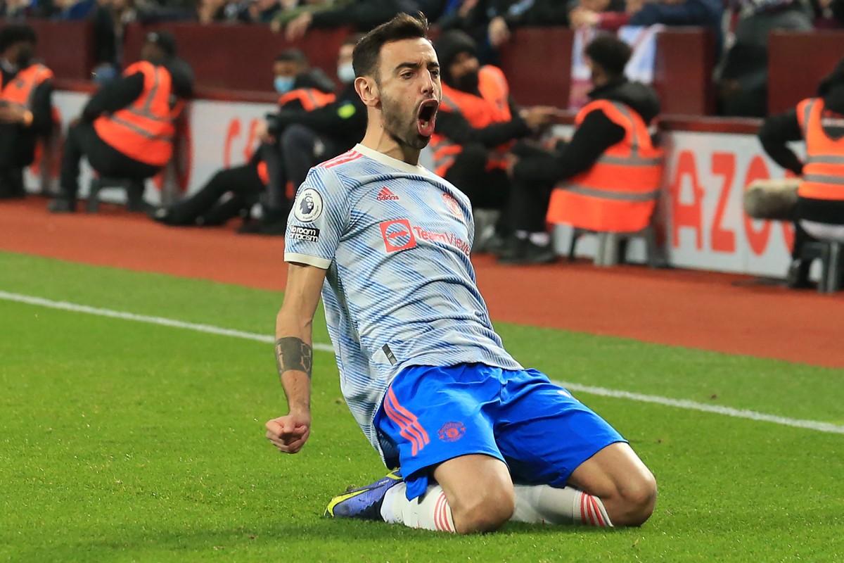 Bruno Fernandes vs Aston Villa