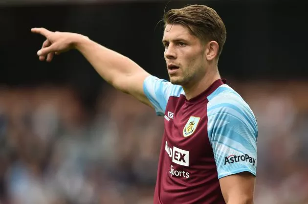 Burnley vs Brighton James Tarkowski