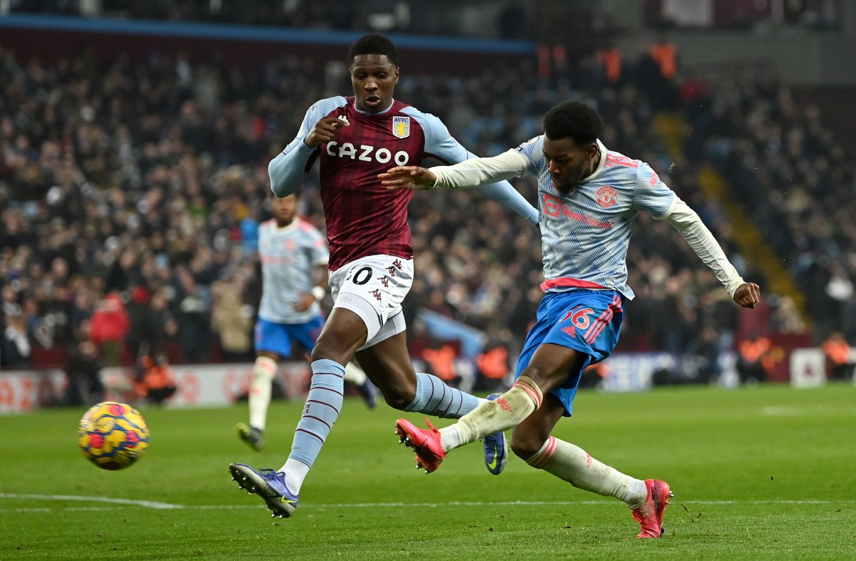 Elanga Man Utd Aston Villa