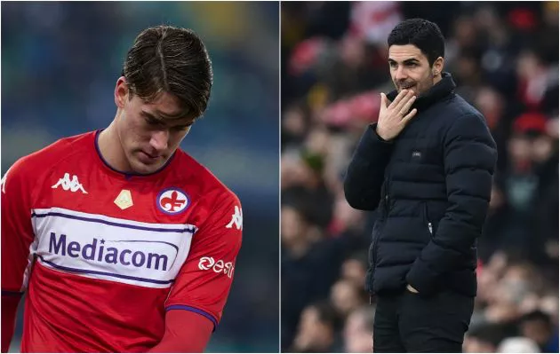 Fiorentina Vlahovic Arsenal Arteta