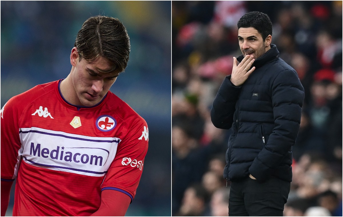 Fiorentina Vlahovic Arsenal Arteta