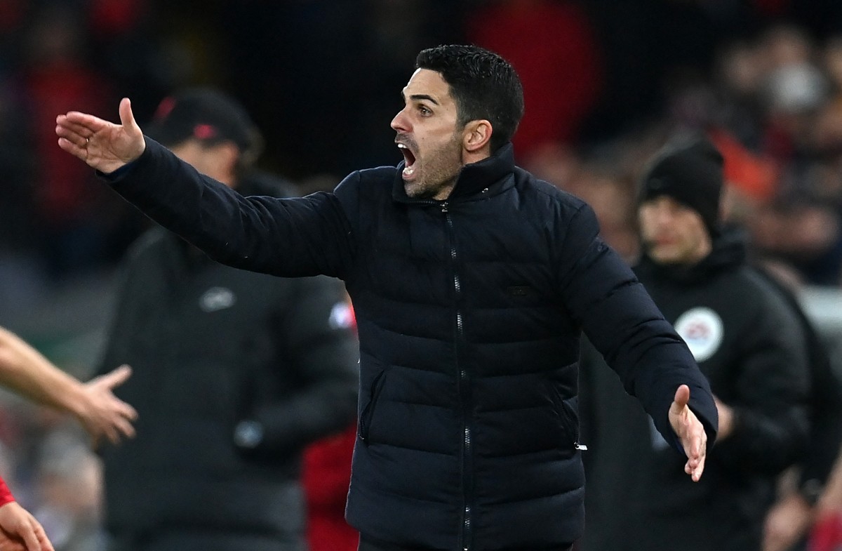 Liverpool Arsenal Carabao Cup Mikel Arteta