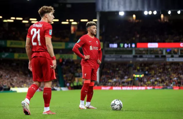 Liverpool Tsimikas Oxlade-Chamberlain