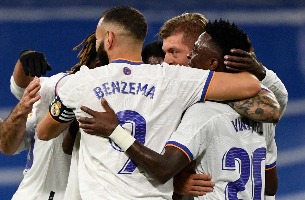 Real Madrid Benzema Kroos Vinicius