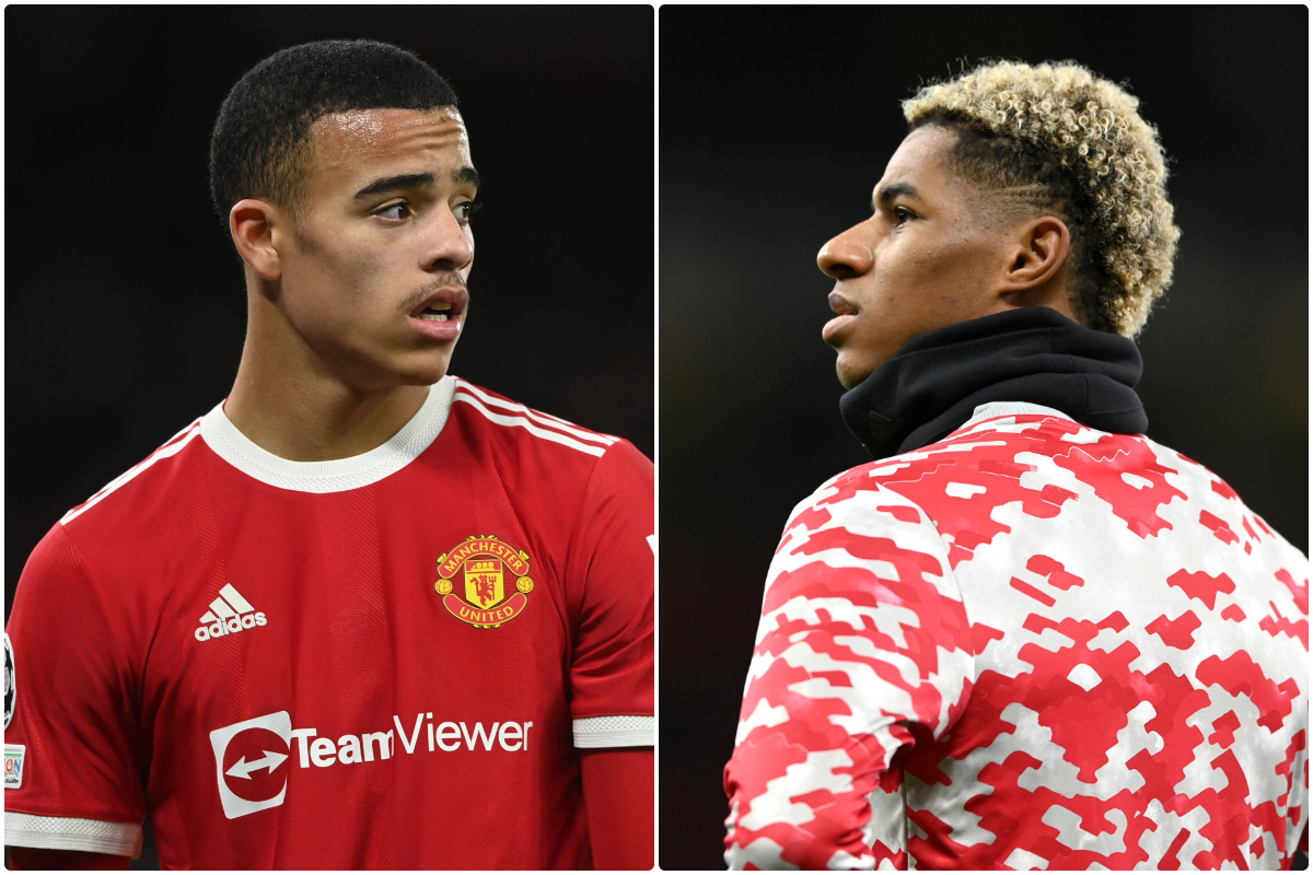Marcus Rashford and Mason Greenwood