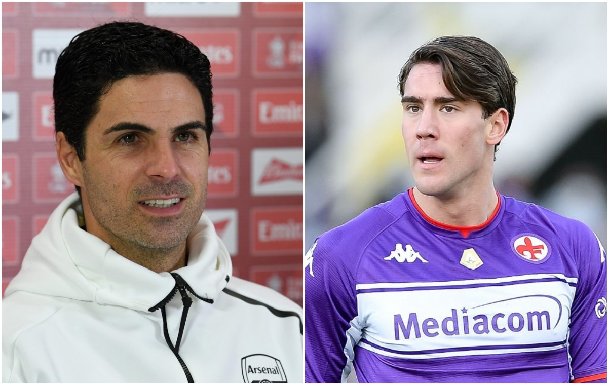 Mikel Arteta Dusan Vlahovic