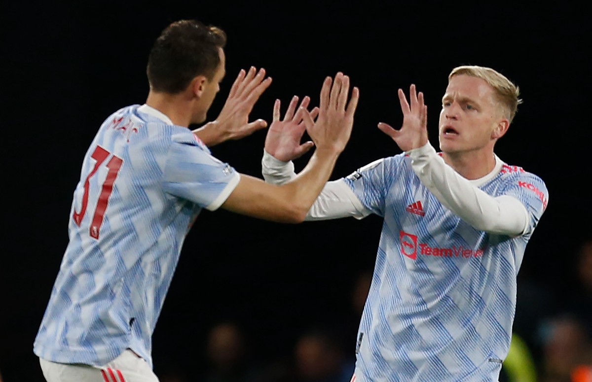 Nemanja Matic Donny van de Beek MUFC