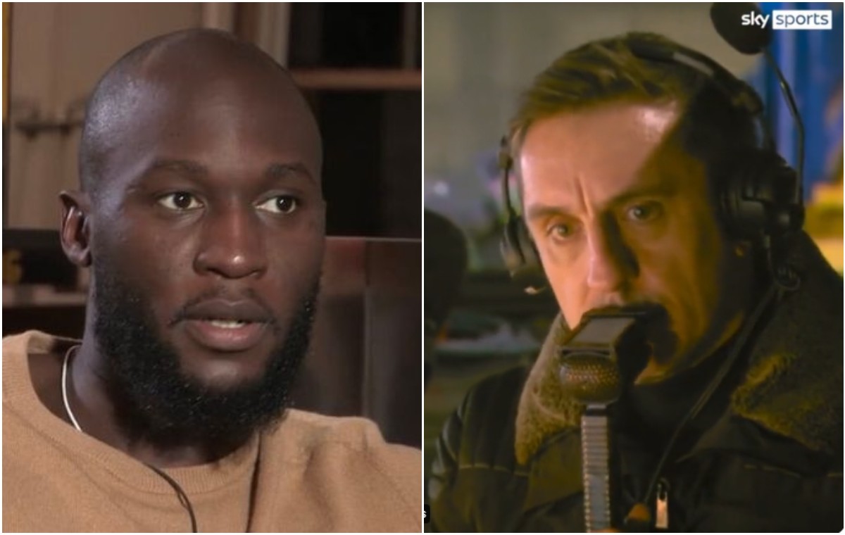 Romelu Lukaku Gary Neville