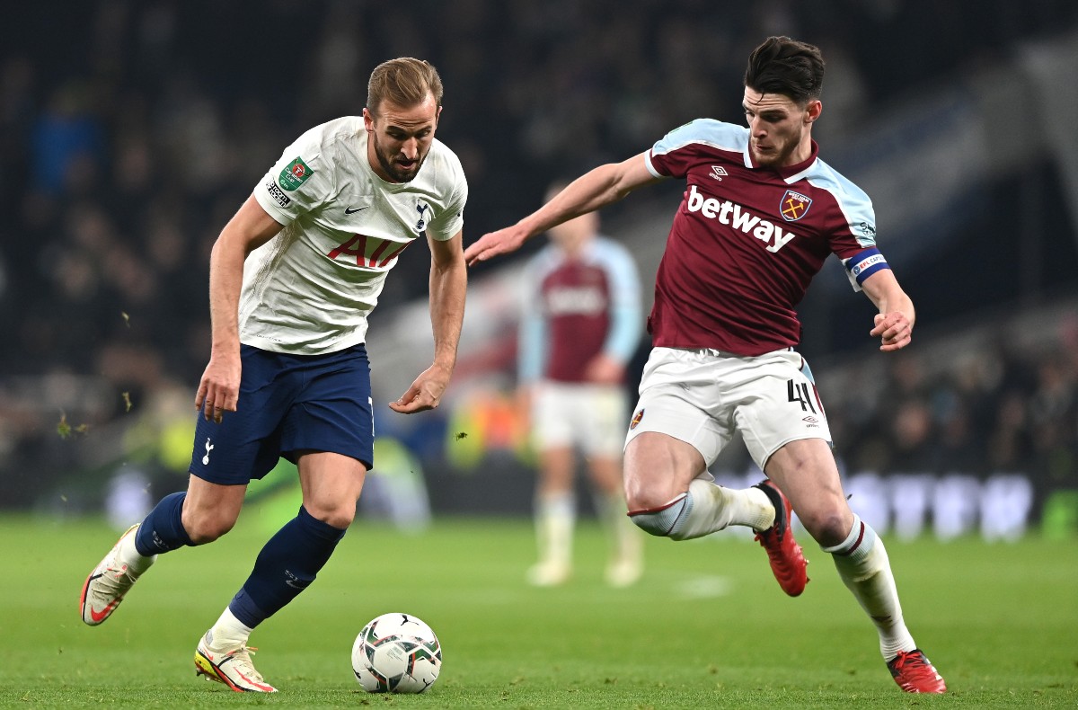 Spurs West Ham United Harry Kane Declan Rice