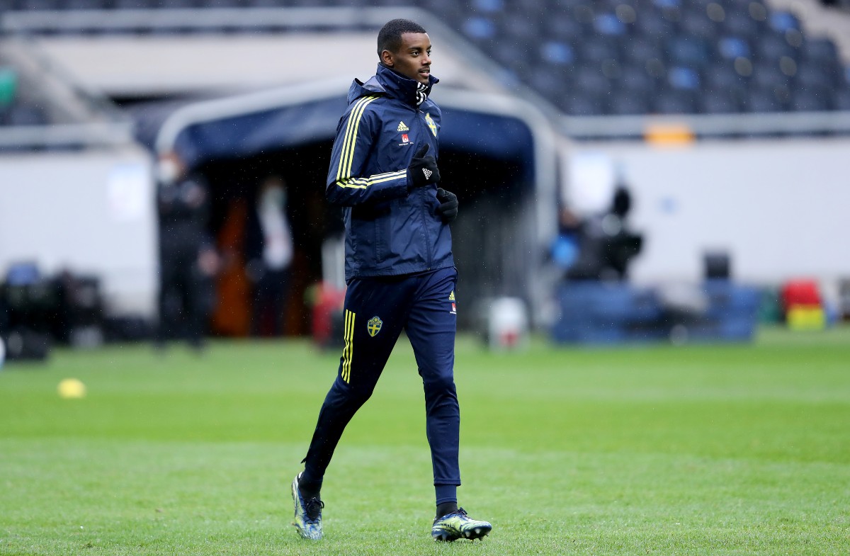 Sweden training Alexander Isak Sweden training Alexander Isak