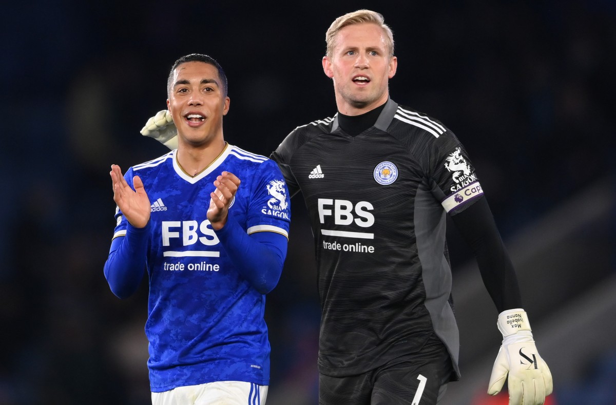 Tielemans Schmeichel Leicester