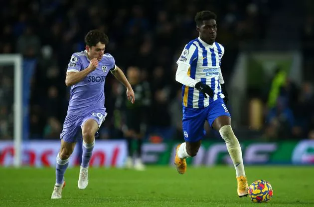dan james leeds yves bissouma brighton