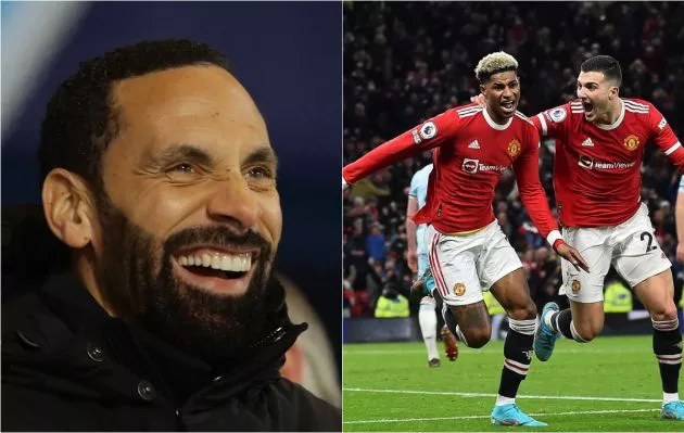 ferdinand rashford man utd west ham