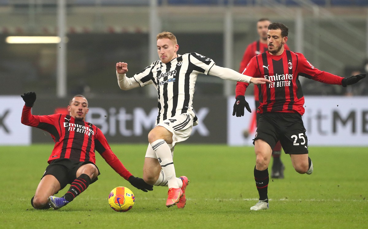 juventus vs ac milan dejan kulusevski