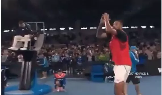 kyrgios ronaldo celebration