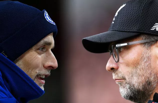 chelsea liverpool tuchel vs klopp