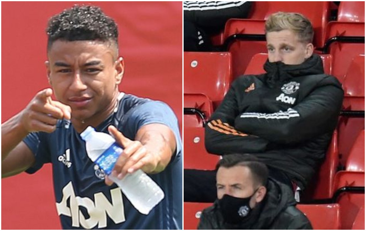 lingard funny van de beek sad