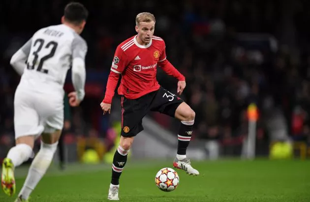 van de beek man utd
