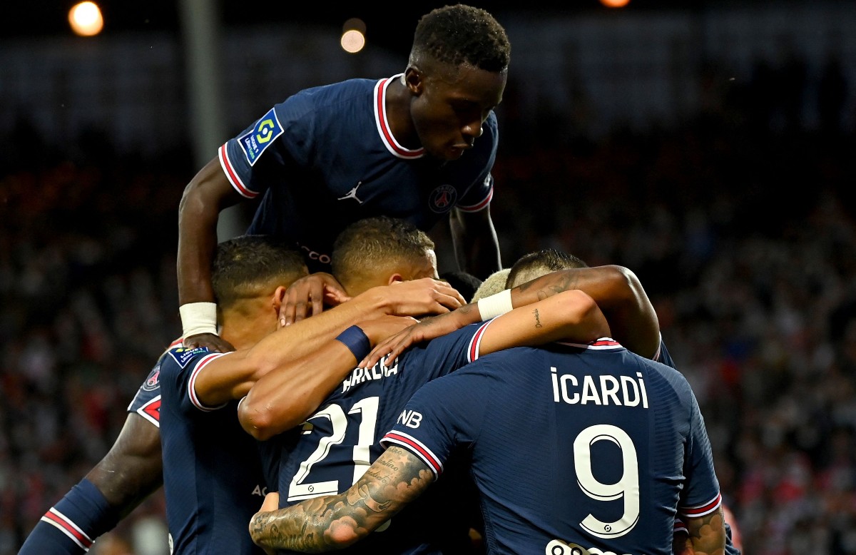 psg players vs brest ligue 1