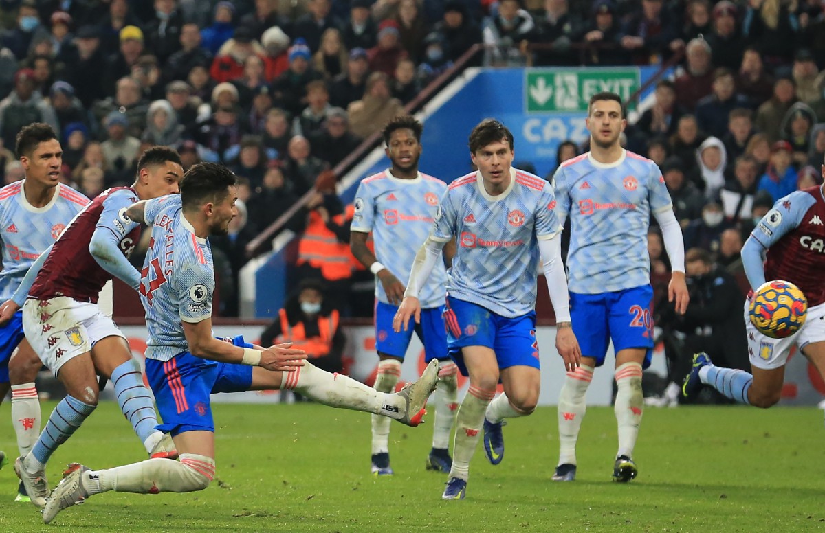villa 2-2 man u