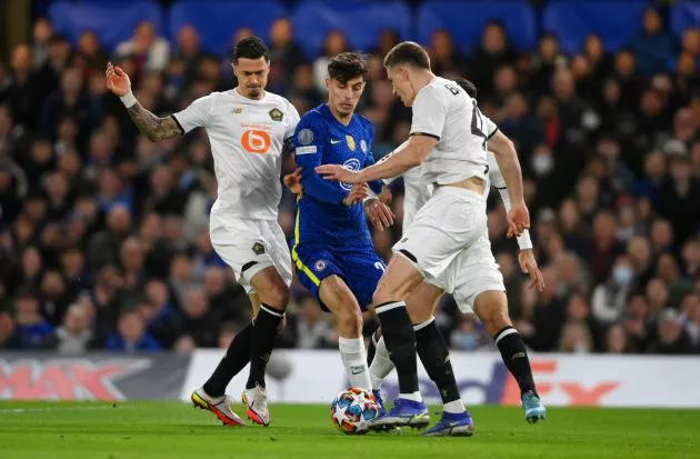 Chelsea vs Lille Havertz Botman