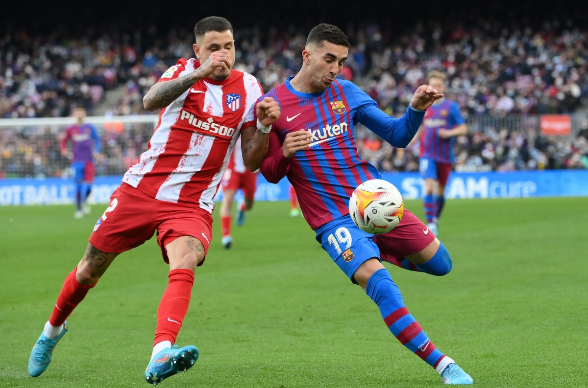 Gimenez Atletico Madrid vs Barcelona