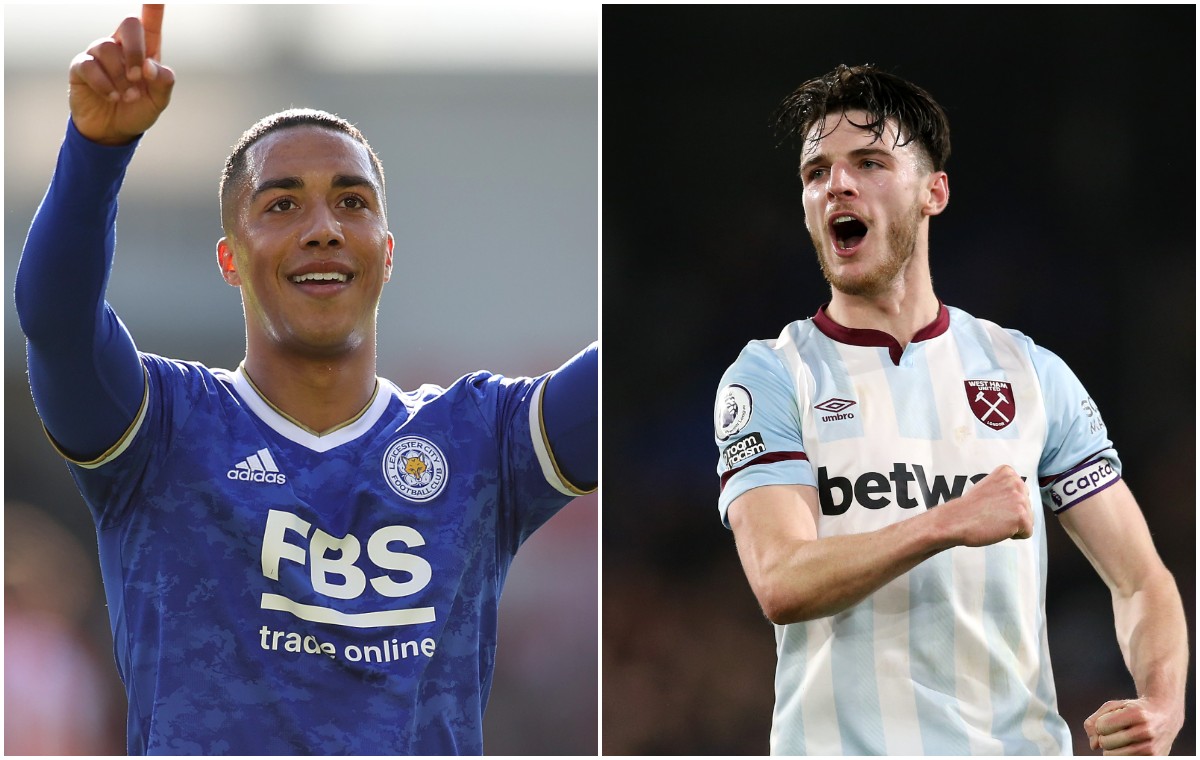 Leicester West Ham Tielemans Rice