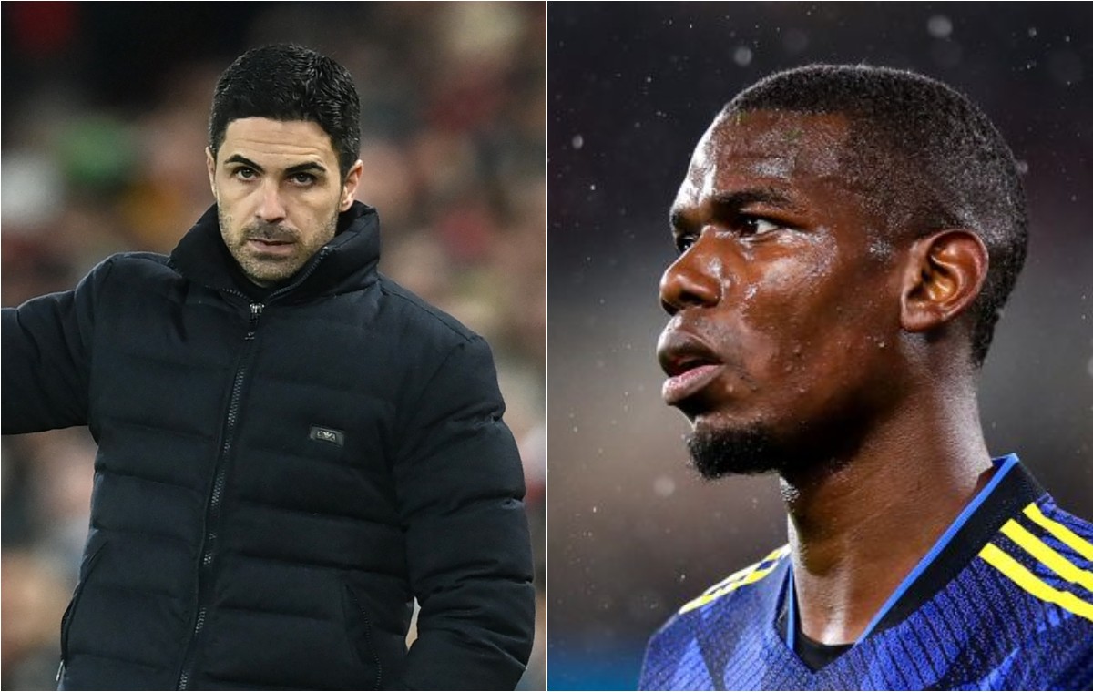 Mikel Arteta Paul Pogba