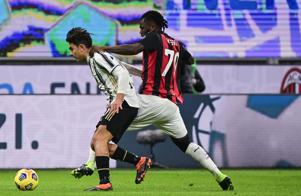 Paulo Dybala Franck Kessie AC Milan Juventus