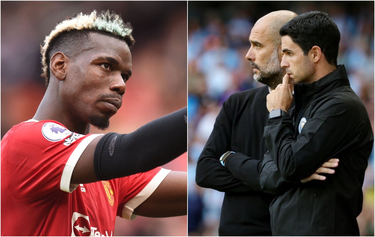 Pogba Guardiola Arteta