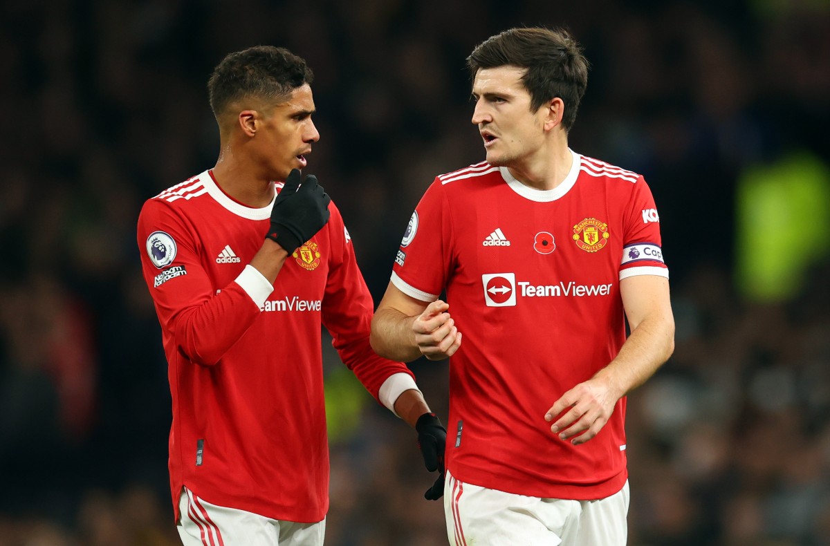 Raphael Varane Harry Maguire Man United