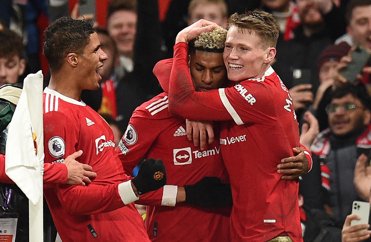 Varane Rashford McTominay Man Utd