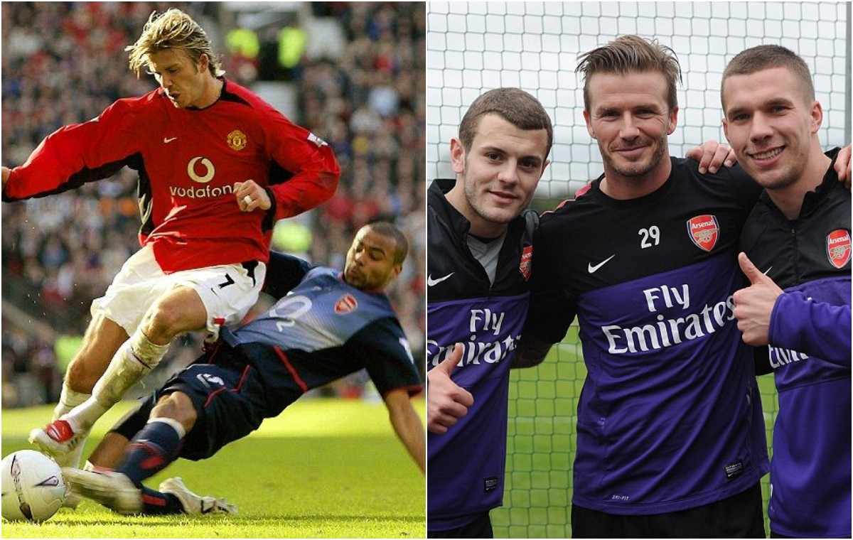 beckham cole wilshere podolski