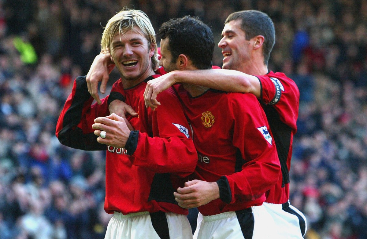 beckham giggs keane manchester united