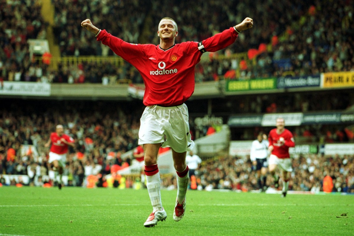 beckham spurs man united
