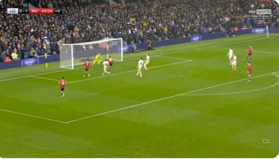 bruno fernandes vs leeds