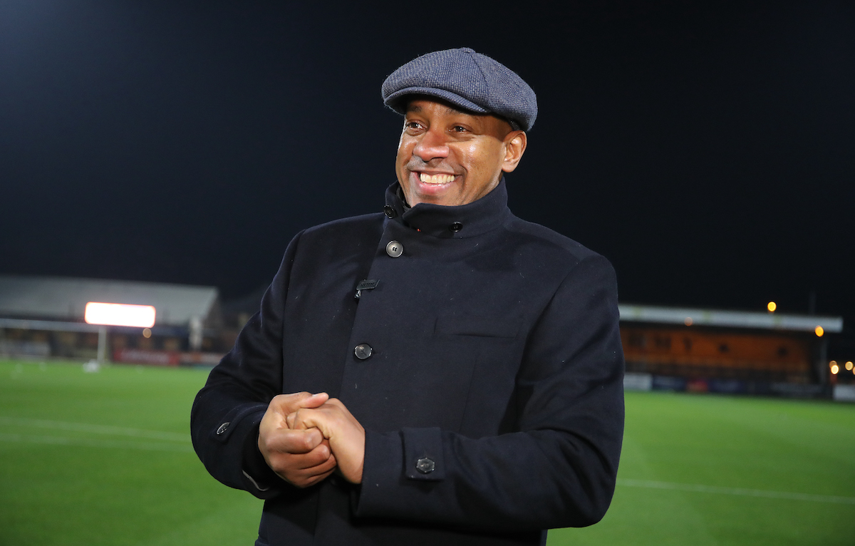 Dion Dublin laughs