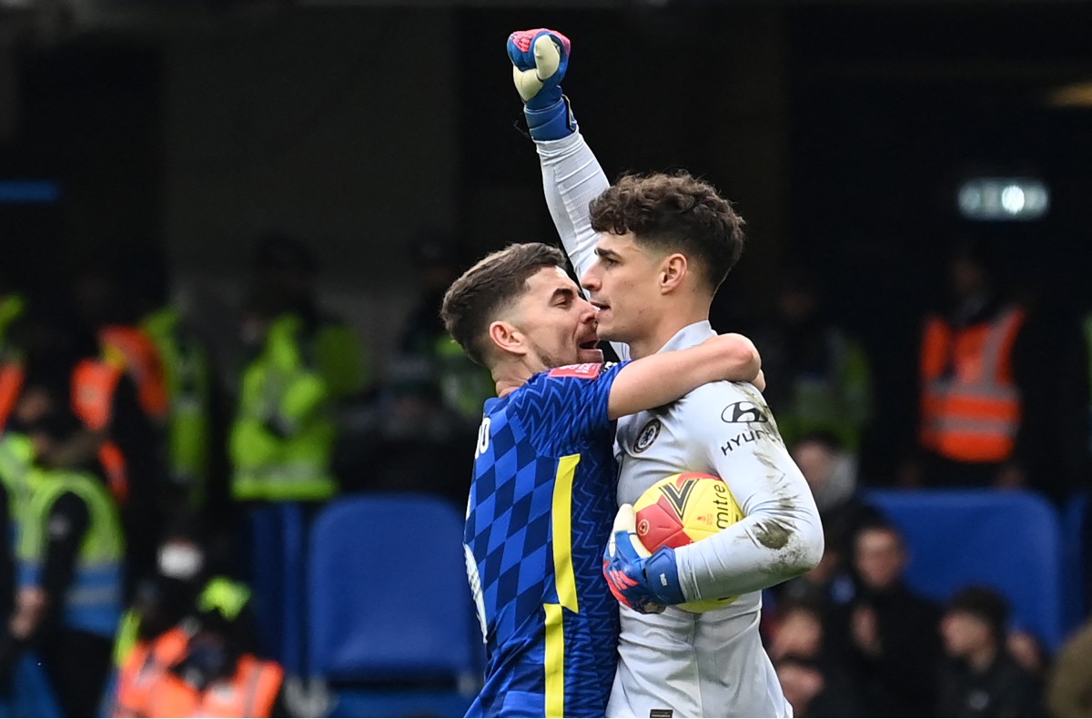 chelsea fa cup jorginho kepa